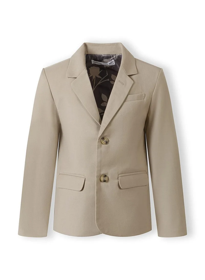 مينوتي Boys formal blazer stone colour tailored fit 3-15 years